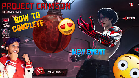 How To Complete 🔥Project Crimson New Event 🥳|Free Fire Project Crimson Event|FF New Event