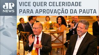 Alckmin enaltece Lira por esforço em avanço da reforma tributária