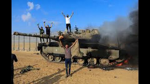 Palestinian Militants Take Military Vehicles