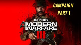 Modern Warfare 3 Part 1 Campaign
