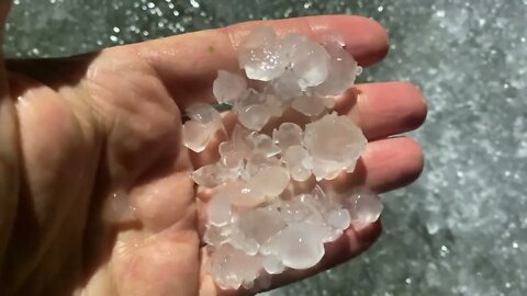 Hail storm in Kapiti and Levin