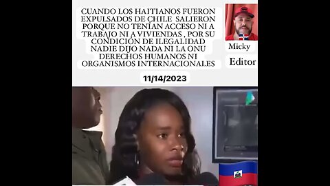 HAITIANOS EXPULSADOS DE CHILE HALLA NO LE DABAN TRABAJO NI VIVIENDAS POR SU ILEGAVILIDAD