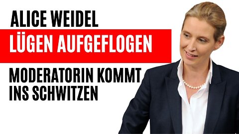 Alice Weidel 🔥Entlarvt während Interview die Lügen der Moderatorin!