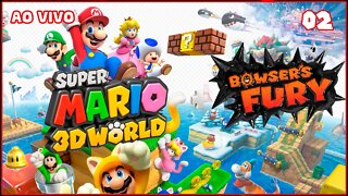 Continuando Super Mario 3D World com minha esposa!