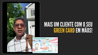 GREEN CARD EM MÃOS!