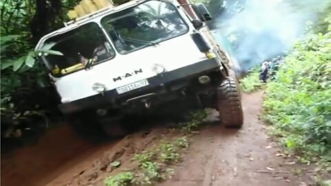 People vs Nature - This Heavy German Truck Can Operate In Extreme Terrain Conditions