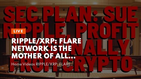 RIPPLE/XRP: FLARE NETWORK IS THE MOTHER OF ALL AIRDROPS HUGO PHILION (FLARE CEO) REVEALS IT...