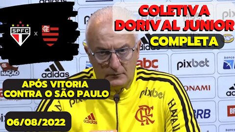 FLAMENGO: Dorival Junior fala sobre vitória contra o São Paulo e próximo Jogo com Corinthians