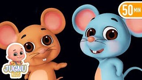 Do Chuhe The Mote Mote | दो चूहे थे | hindi poem | hindi rhymes for children by jugnu Kids