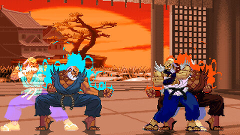 MUGEN - SF3 Gouken & Soul Gouken vs. Boss Gouken & Master Gouken - Download