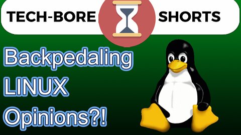 Linux Backpedalling | Tech-Bore Shorts