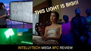 THIS LIGHT IS BIG! - Intellytech Mega 8FC LiteCloth 3.0 - REVIEW