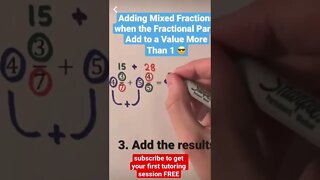 How to add mixed fractions