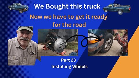 how to install a wheels on Dodge Dakota