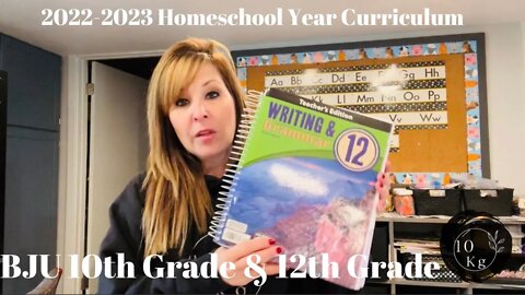 2022-2023 Homeschool Curriculum for 10th & 12th Grade | BJU Press | Math u See | Mom of 10