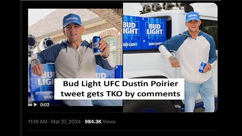Bud Light UFC Dustin Poirier tweet mostly mocked