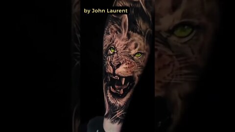 Stunning Tattoo by John Laurent #shorts #tattoos #inked #youtubeshorts