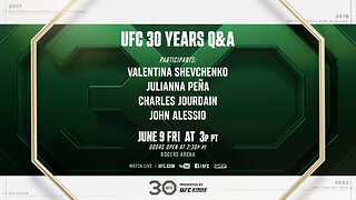 UFC 30th Anniversary Q&A w/ Valentina Shevchenko, Charles Jourdain & More!