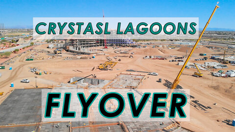 Part 4 - (4K) Crystal Lagoons Island Resort Project update, located in Glendale, AZ