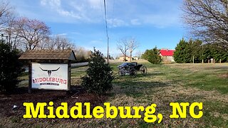 I'm visiting every town in NC - Middleburg, NC - Walk & Talk