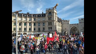 Munich's largest Anti-War Demonstration: Protest against the Munich Security Conference