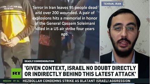 Iranian Intel: No Doubts, Israel is Behind Explosions at Qassem Soleimani Memorial now Jews will Die.