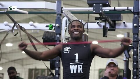 MSU holds Pro Day, Jayden Reed hopes to celebrate birthday by getting drafted