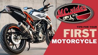 Motorcycles for new riders...here are some of the choices.