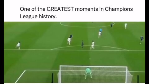 The greatest moment in Champions league history .Real madrid comeback