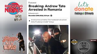 Breaking: Andrew Tate Arrested For Alleged Human Trafficking In Romania. #VishusTv 📺