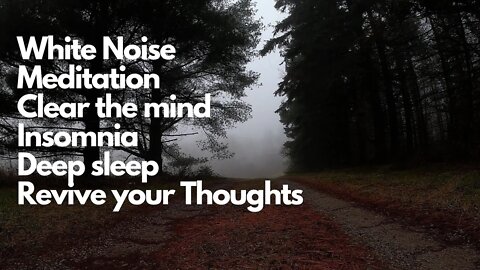 WHITE NOISE, INSOMNIA, CLEAR THE MIND, DEEP SLEEP, MEDITATION, REVIVE YOUR THOUGHTS