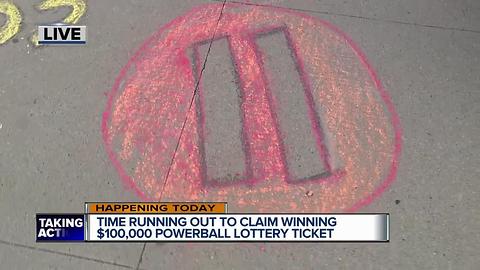 Time is running out to claim winning Powerball lottery ticket