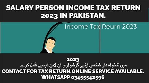 Income Tax Return Salary Person 2023