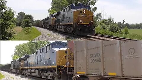CSX E661 Empty Coal Train from Creston, Ohio July 4, 2022