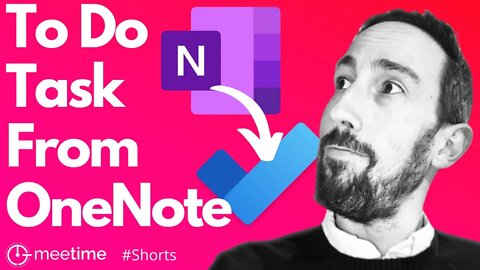 Using Microsoft To Do And OneNote Together #Short