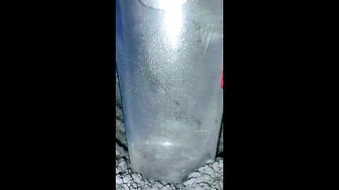 Frozen Fiji water bubbles