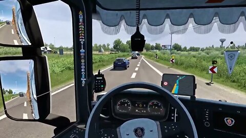 euro truck simulator 2 1.44 travel with SCANIA S580 TANDEM