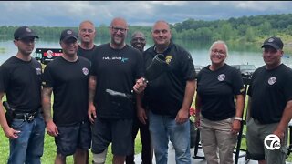 Oakland County Sheriff's Dive Team recovers prosthetic leg for Milford Township man