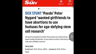 Peter Nygard paid black women to abort their fetuses for his food, and drank their menstrual blood