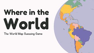 Where In The World The World map guessing game