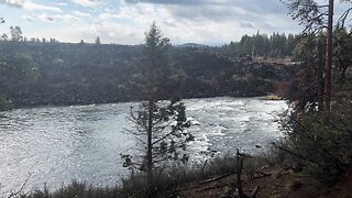 Volcanic Lava Rock River Forest MAJESTIC BEAUTY in Central Oregon 4K!