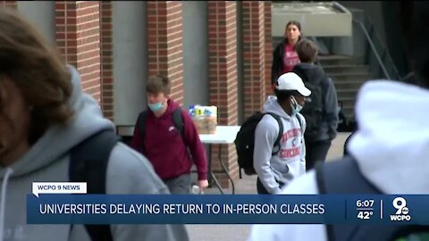 Local universities delay return to in-person learning