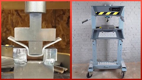 Man Makes 20 Ton Hydraulic Press From Scrap Metal and Tests It | by @meanwhileinthegarage