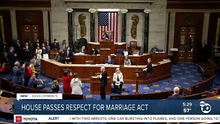 House passes respect for marriage act