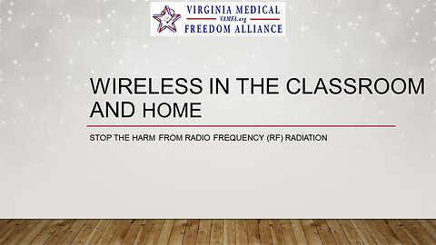Wireless in the Classroom and Home