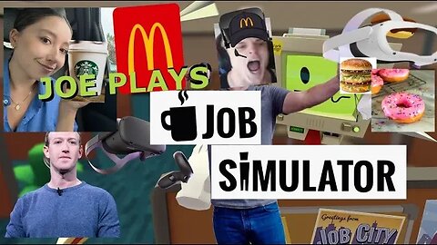 9 to 5 Job Simulator VR ep 1 Joe Bartolozzi