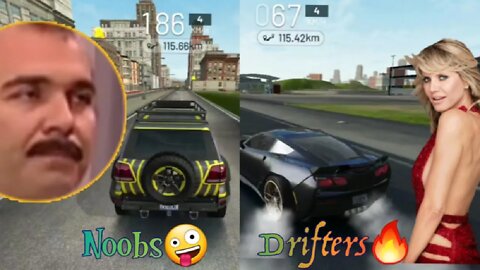 Normal People Vs Drifters😱🔥 | Extreme Car Driving Simulator | Extreme Entertainment🥳👻 Funny vibes 🥵