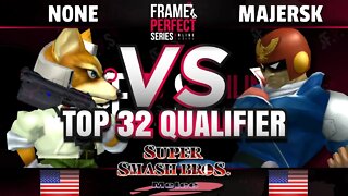 FPS3 Online - UYU | n0ne (Fox) vs majersk (C. Falcon) - Melee Top 32 Qualifier