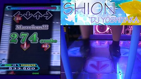 SHION - EXPERT (13) - AAA#094 (Full Combo) on Dance Dance Revolution A20 PLUS (AC, US)