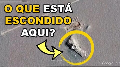 ESTE SATÉLITE ACABA DE CAPTURAR ALGO ENORME POR BAIXO DO GELO DA ANTÁRTIDA